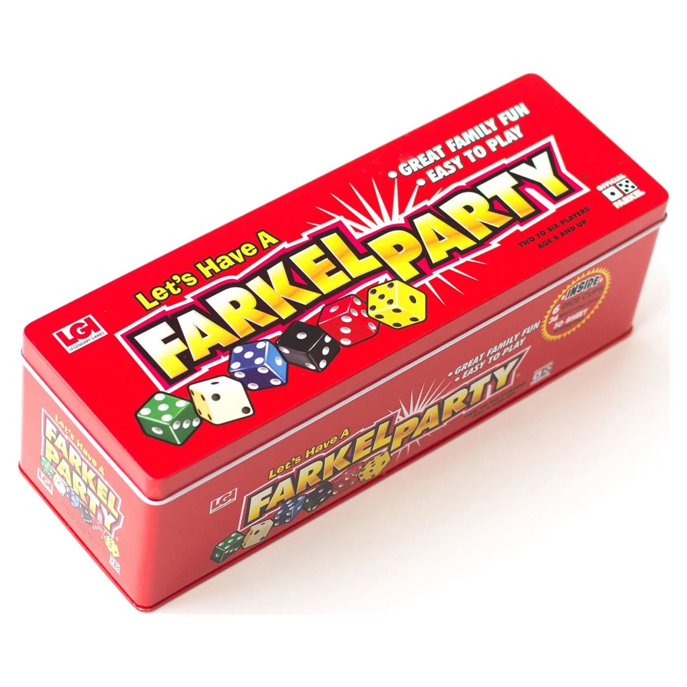 Farkel Party Dice Games with 50-Sheet Score Pad, 6 Sets