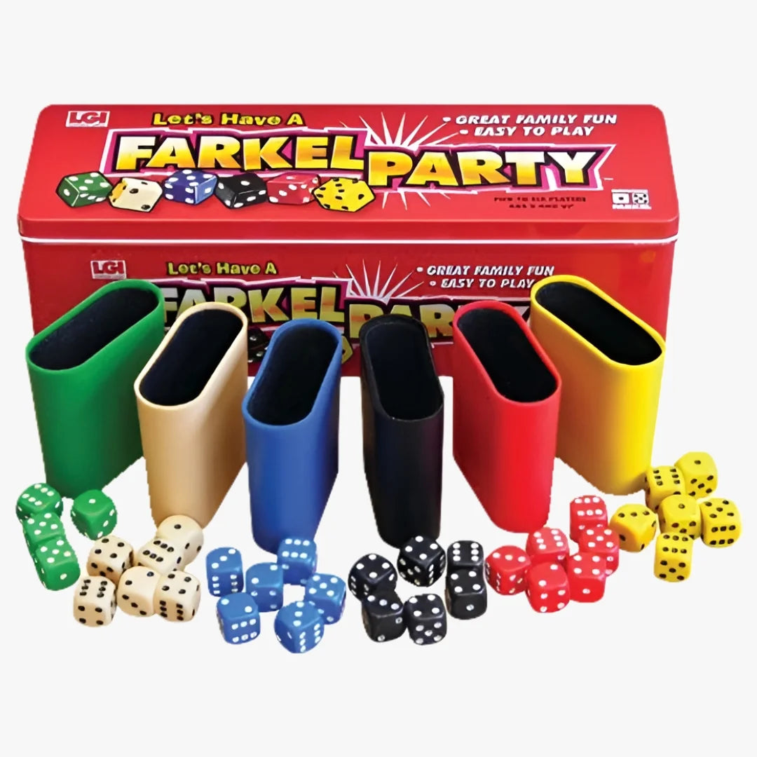 Farkel Party Dice Games with 50-Sheet Score Pad, 6 Sets